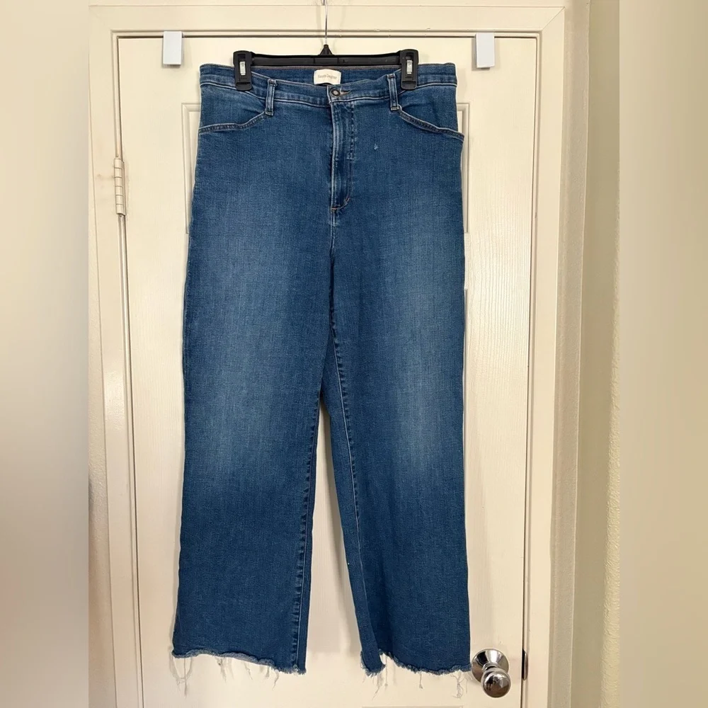 Favorite Daughter THE MISCHA SUPER HIGH RISE WIDE LEG ANKLE size 33 - Picture 3 of 6